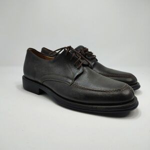 Sandro Moscoloni Vineyard Collection Dark Brown Oxford Leather Lace Up Size 12
